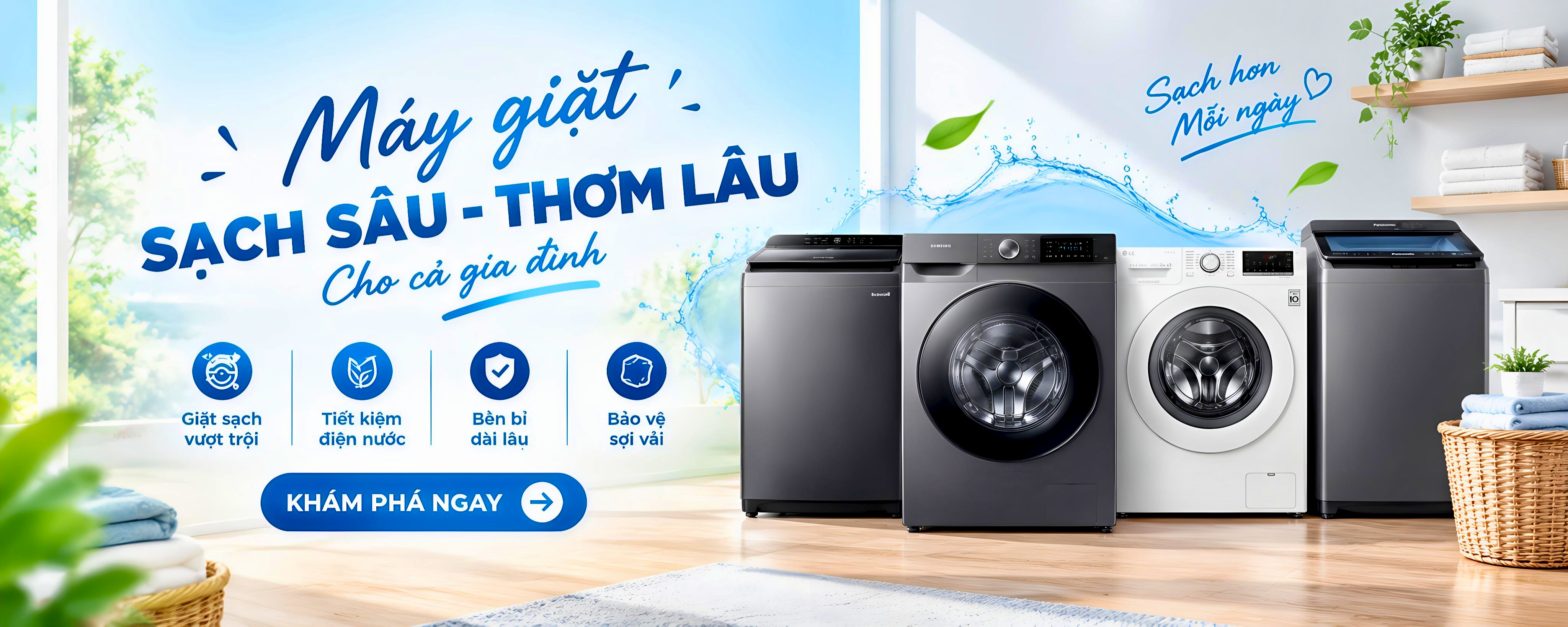 Banner Máy giặt